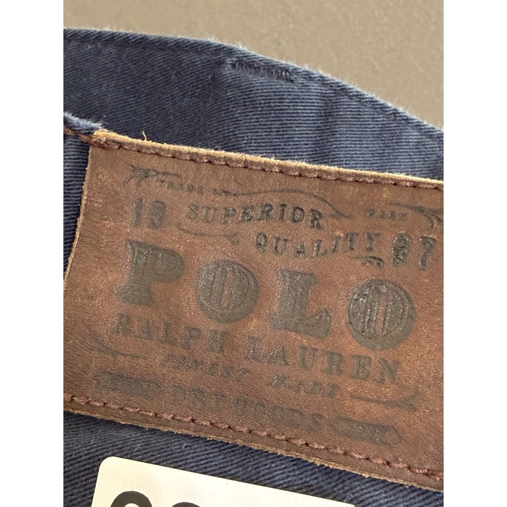 Polo Ralph Lauren Men's Navy Blue jeans Pants Straight Fit Size 36x29 preppy - Picture 11 of 11